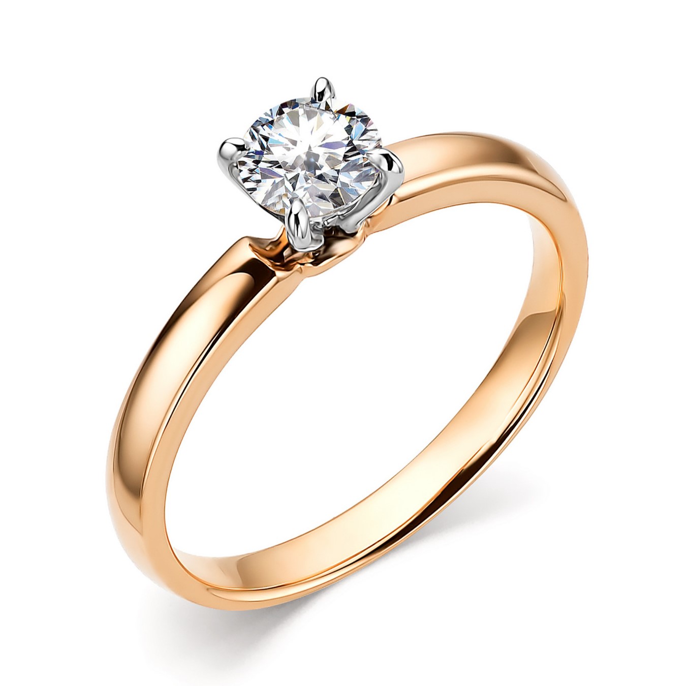 Кольцо из золота с бриллиантом 0,7 ct Кольцо из золота с бриллиантом 0,7 ct